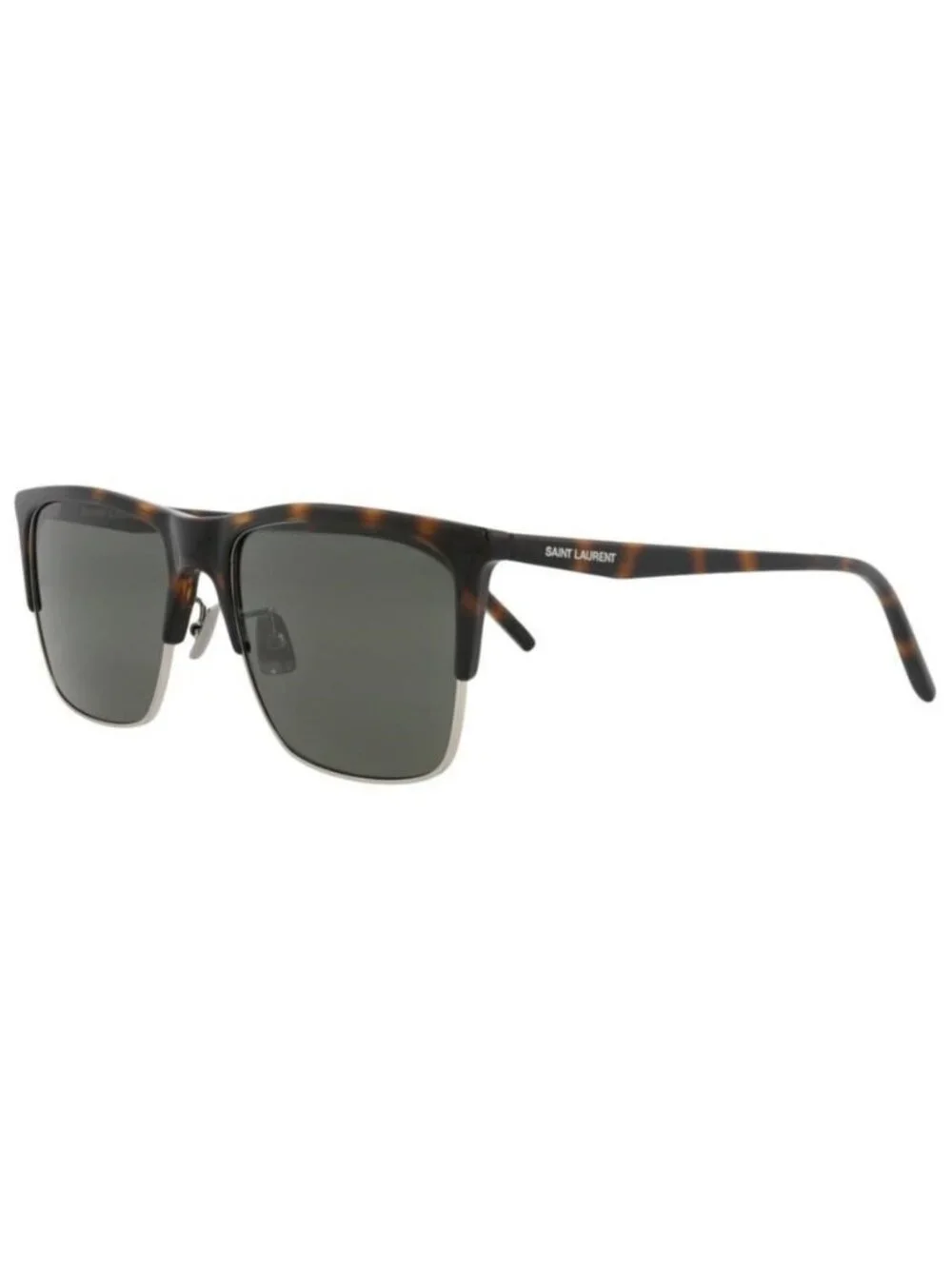 New Saint Laurent Mens Square/Rectangle Havana Havana Grey Fashion Designer Sung